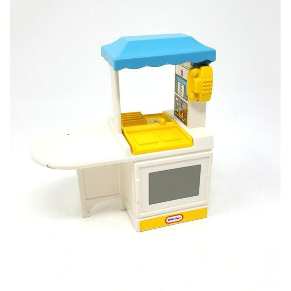 Toys | Little Tikes Dollhouse Kitchen Island Workstation Blue Yellow ...